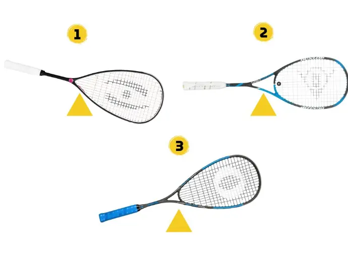 Raquette de Squash - Equilibre