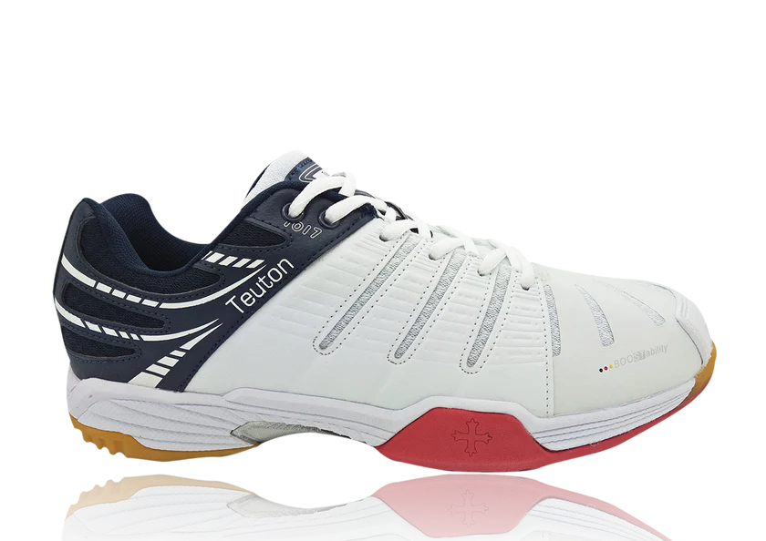 Teuton Boostability 1017 White / Navy - Squash Shoe