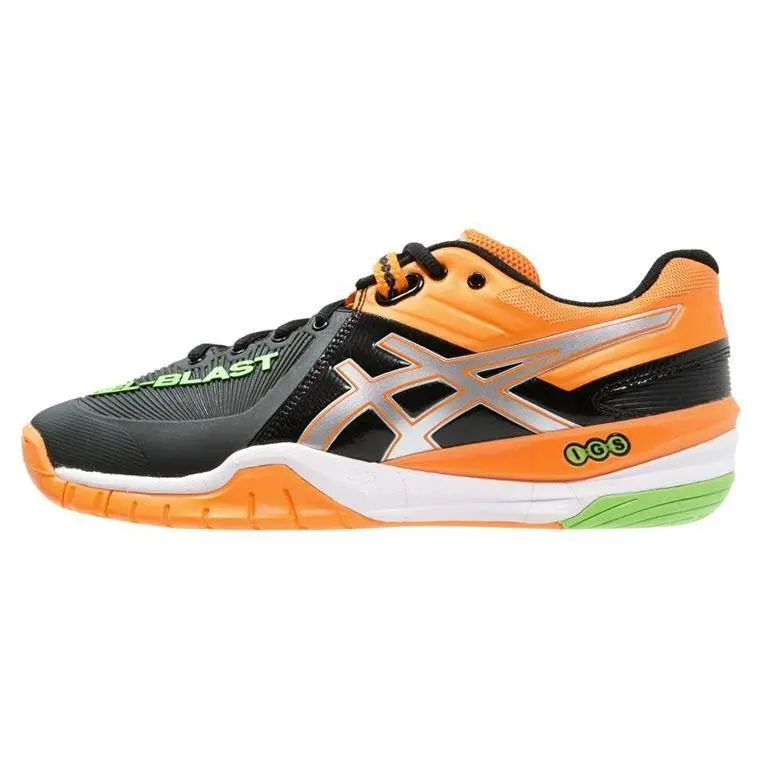 Asics Gel Blast 6 - Black / Silver / Plumpkin - Squash / Racquetball Shoe