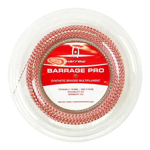 Harrow Barrage Pro - Red - 110m Squash String Reel
