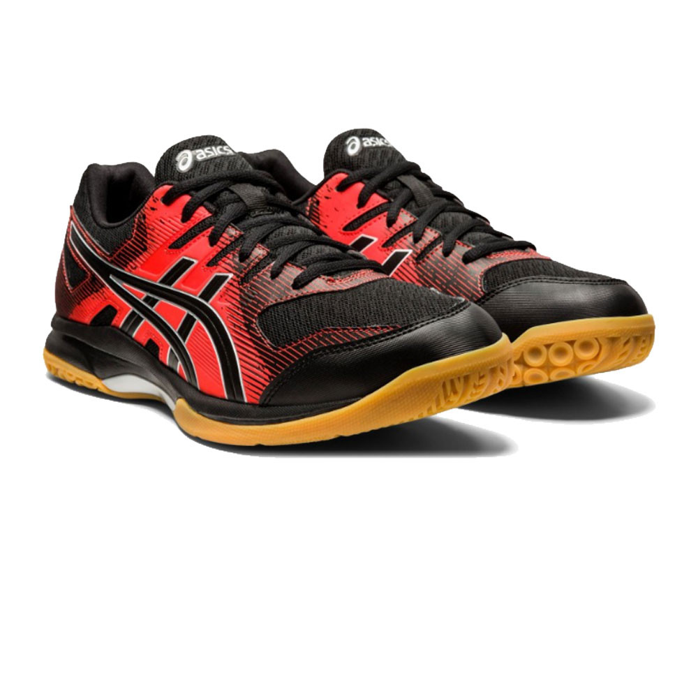 Asics Gel Rocket 9 - Black / Fierry Red - Squash / Racquetball Shoe