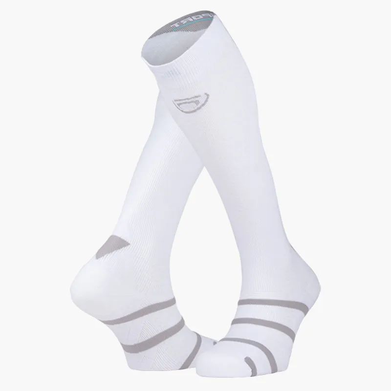 BV Sport - White / Gray - Compression Socks (S)