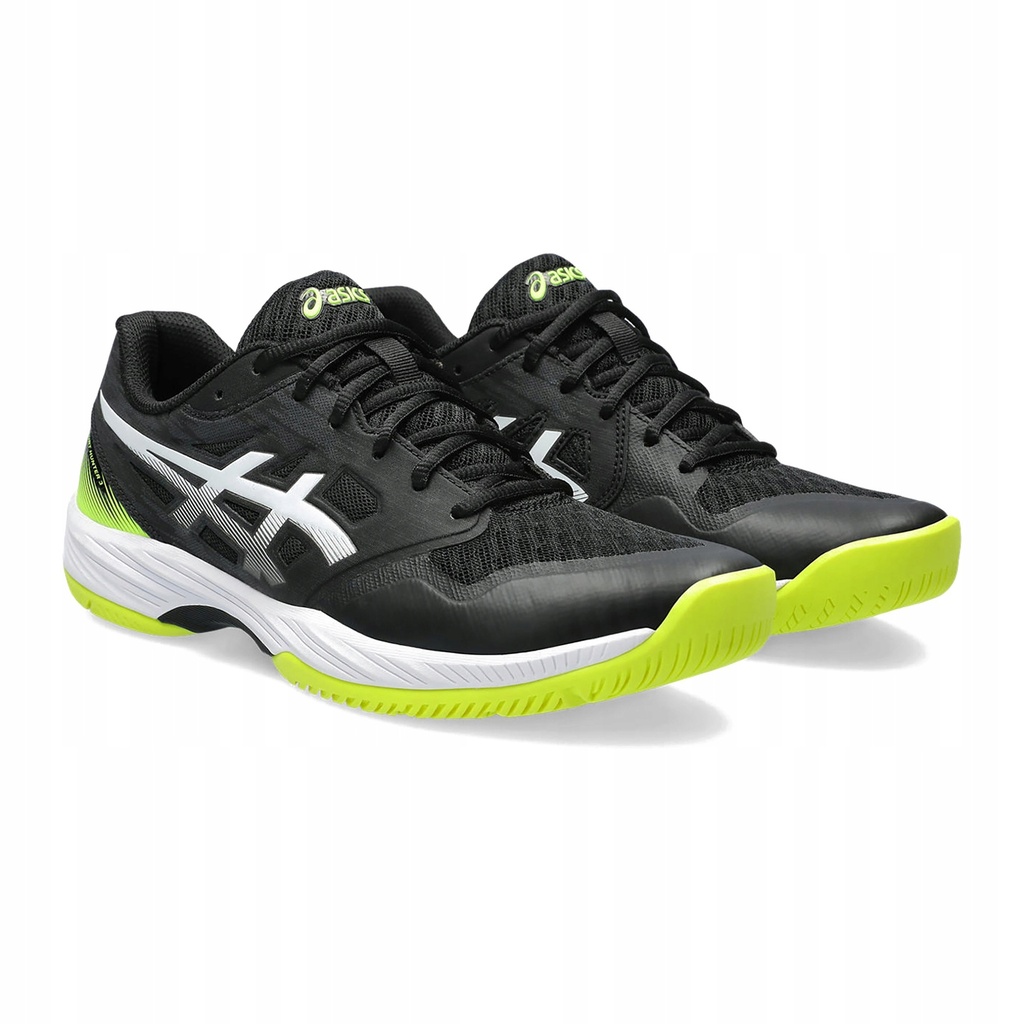 Asics Gel Court Hunter 3 - Black / White - Chaussure de Squash / Racquetball (42.5)