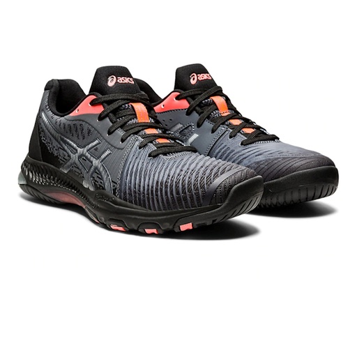 Asics Netburner Ballistic FF 2 L.E. - Black / Sunrise Red - Squash / Racquetball Shoe