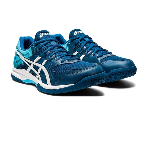Asics Gel Rocket 9 - Mako Blue / White - Squash / Racquetball Shoe
